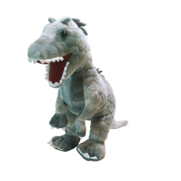 Jurassic World Grey Dinosaur Plush Indominus T-Rex 11” 2018 Toy Factory - Picture 2 of 5
